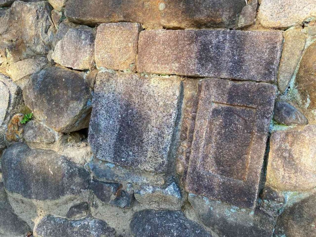 有岡城の現存石垣