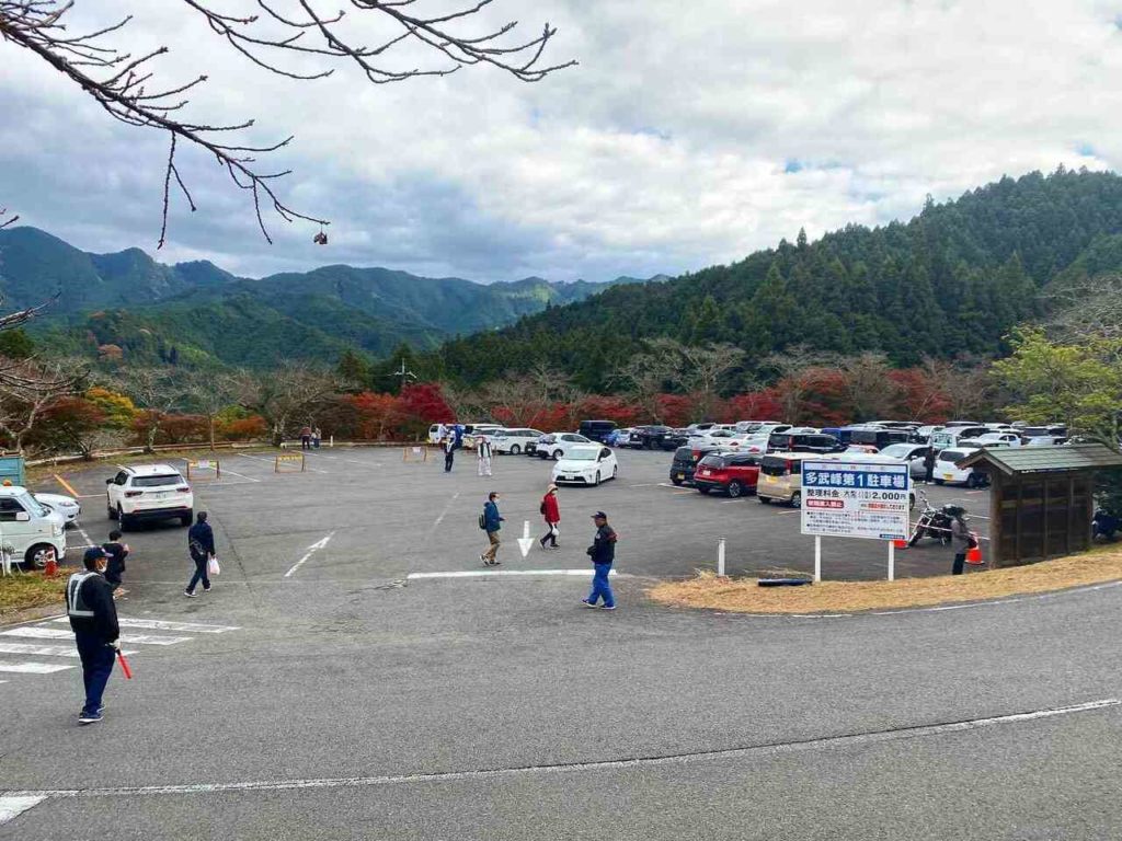 談山神社の駐車場